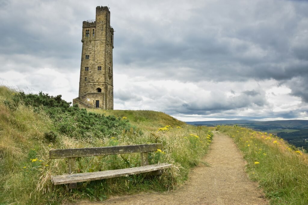 Victoria Tower at Castle Hill in Huddersfield
